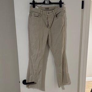 MOTHER The Insider Ankle Fray in Chalk It Up